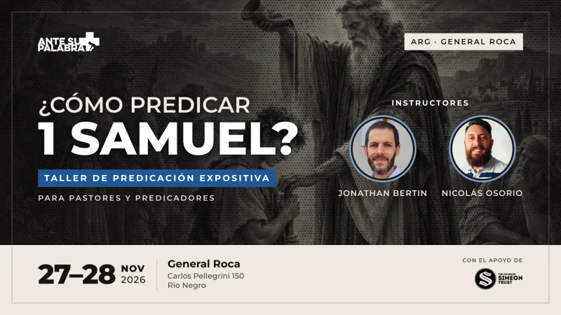 Flyer de ¿Cómo predicar 1 Samuel?