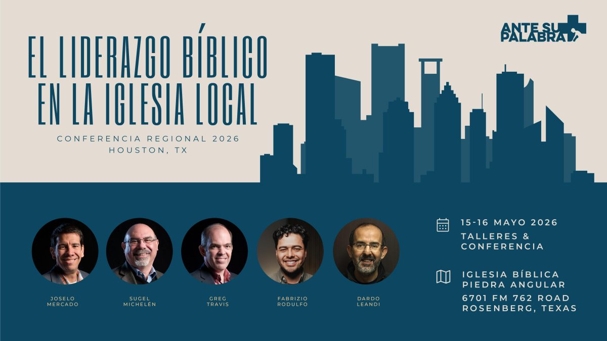Flyer de Conferencia regional en Houston