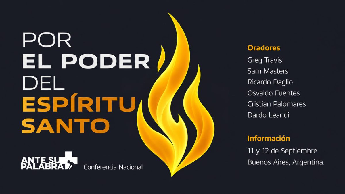 Flyer de Por el poder del Espíritu Santo